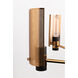 Michael 6 Light 30 inch Modern Bronze And Aged Brass Chandelier Ceiling Light