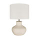 Aurora 27 inch 100 watt Off-White Table Lamp Portable Light