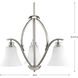 Athy 3 Light 20 inch Brushed Nickel Chandelier Ceiling Light