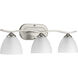 Antelo View Dr 3 Light 23.75 inch Brushed Nickel Bath Vanity Wall Light