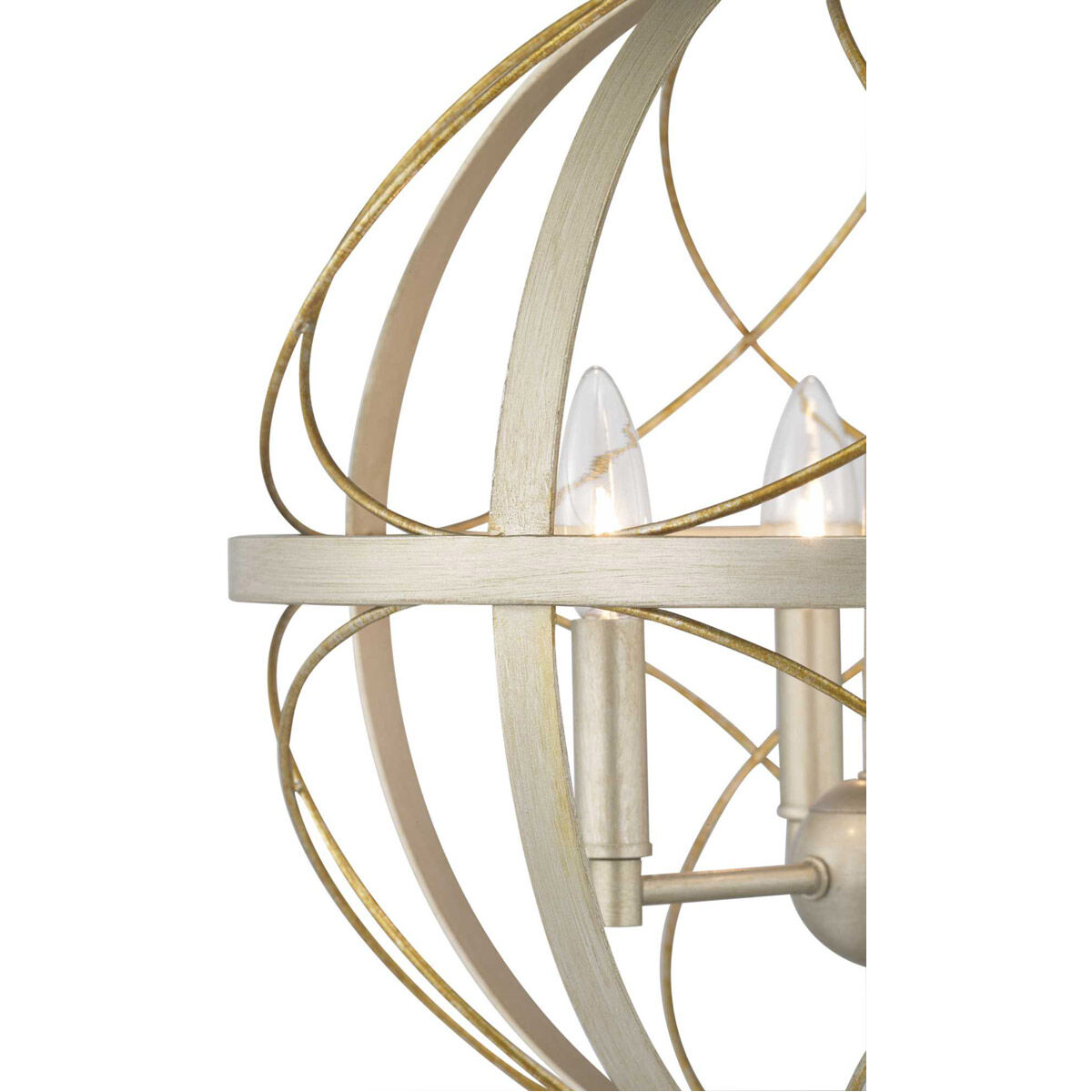 Gerald Ave 3 Light 16 inch Silver Ridge Pendant Ceiling Light