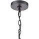 Bremond 1 Light 8 inch Matte Black Outdoor Pendant