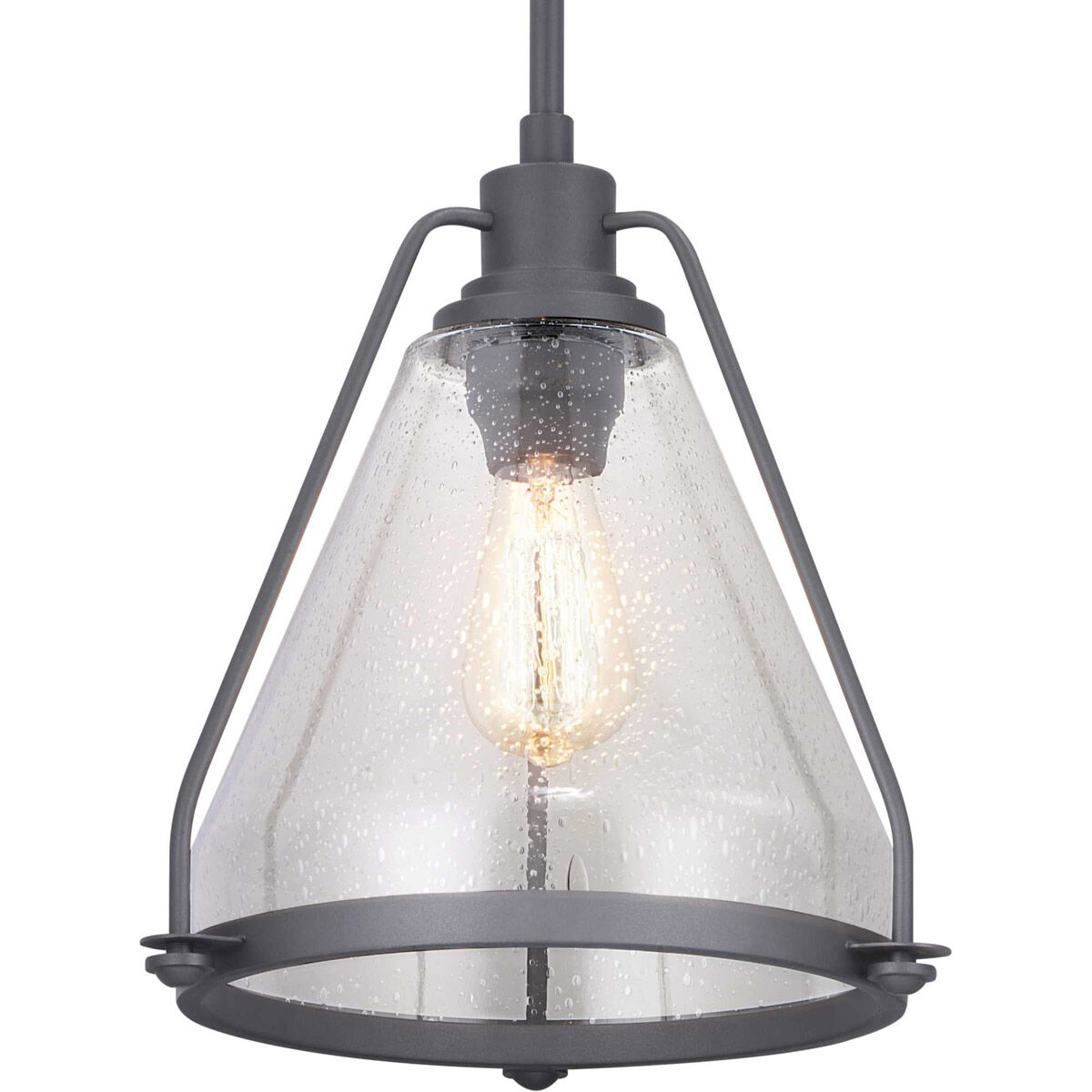 Fano 1 Light Graphite Pendant Ceiling Light