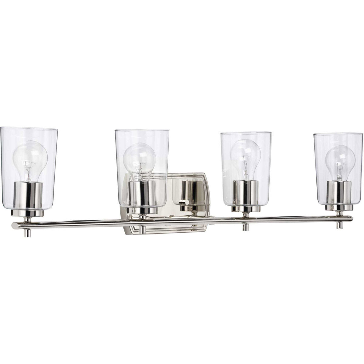 Art 4 Light 32 inch Polished Nickel Bath Vanity Wall Light