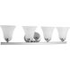 Germain St 4 Light 28.25 inch Polished Chrome Bath Vanity Wall Light