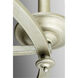 Bradstreet 3 Light 15.88 inch Silver Ridge Semi-Flush Mount Convertible Ceiling Light, Design Series