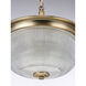 Artrude St 2 Light 12.38 inch Vintage Brass Semi-Flush Mount Convertible Ceiling Light