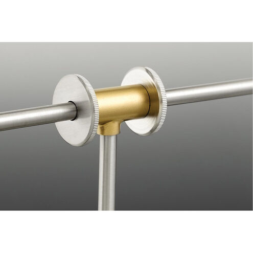 Exeter 3 Light 25 inch Brushed Nickel Chandelier Ceiling Light, Design Series