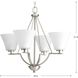 Annette St 4 Light 24 inch Brushed Nickel Chandelier Ceiling Light