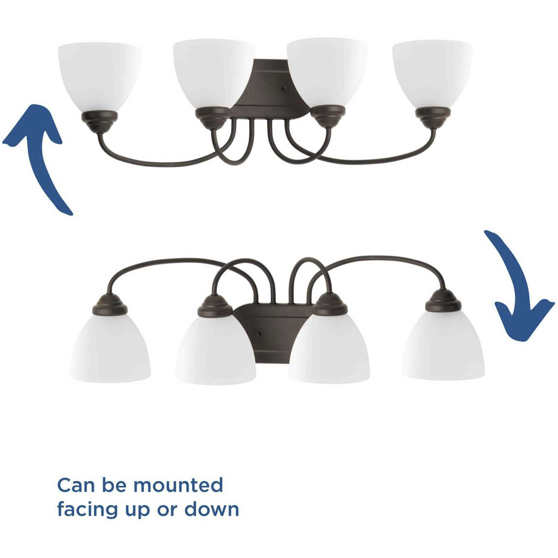 Armstrong 4 Light 29.88 inch Antique Bronze Bath Vanity Wall Light