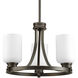 Graford 3 Light 17 inch Antique Bronze Semi-Flush Mount Convertible Ceiling Light