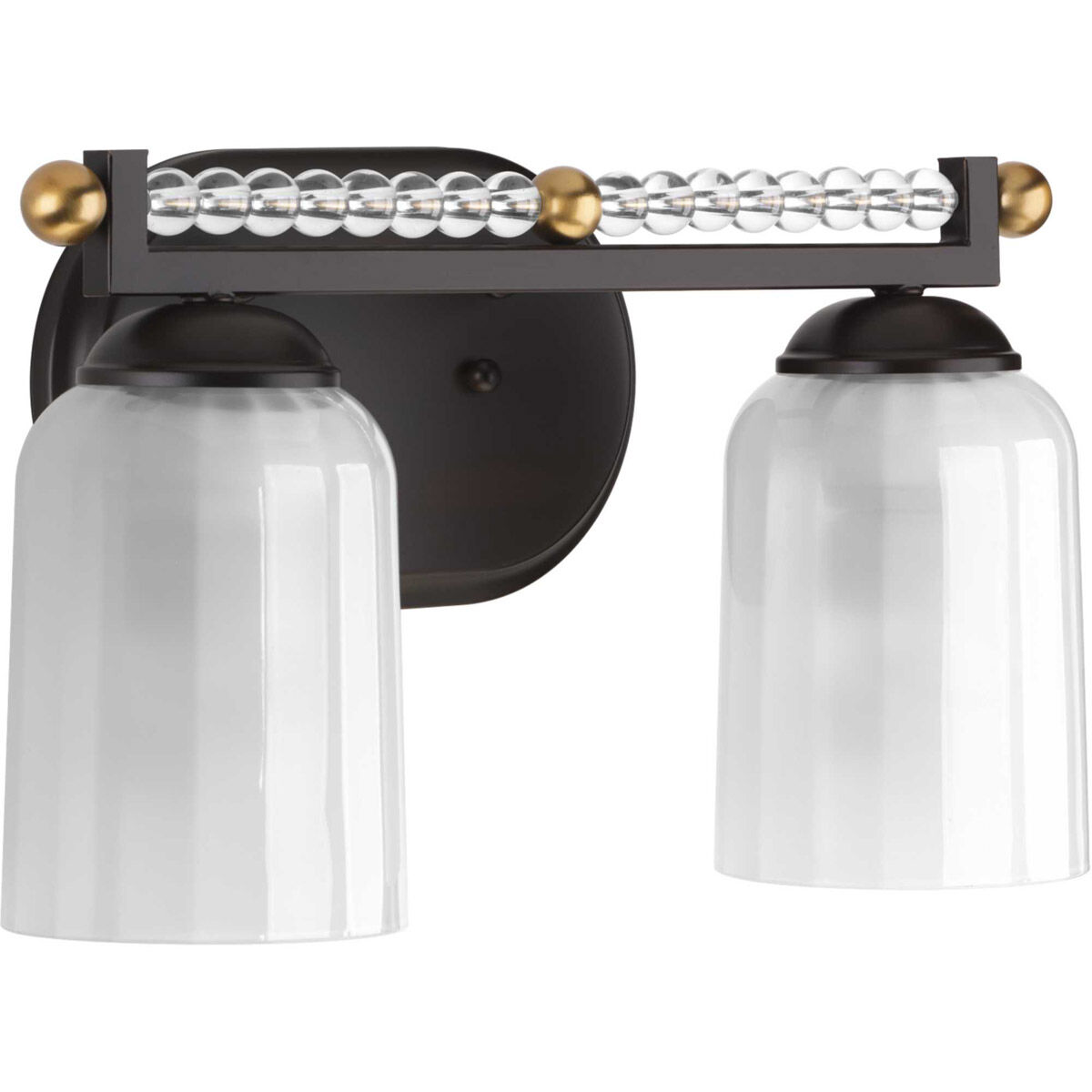 Berlin 2 Light 13.38 inch Antique Bronze Bath Vanity Wall Light, Design Series