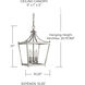 Peckham 3 Light 10 inch Brushed Nickel Foyer Ceiling Light