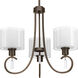 Gladden Pl 3 Light 22 inch Antique Bronze Chandelier Ceiling Light