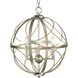 Gerald Ave 3 Light 16 inch Silver Ridge Pendant Ceiling Light