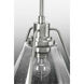 Fano 1 Light Brushed Nickel Pendant Ceiling Light