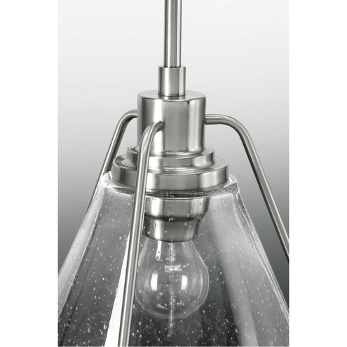 Fano 1 Light Brushed Nickel Pendant Ceiling Light