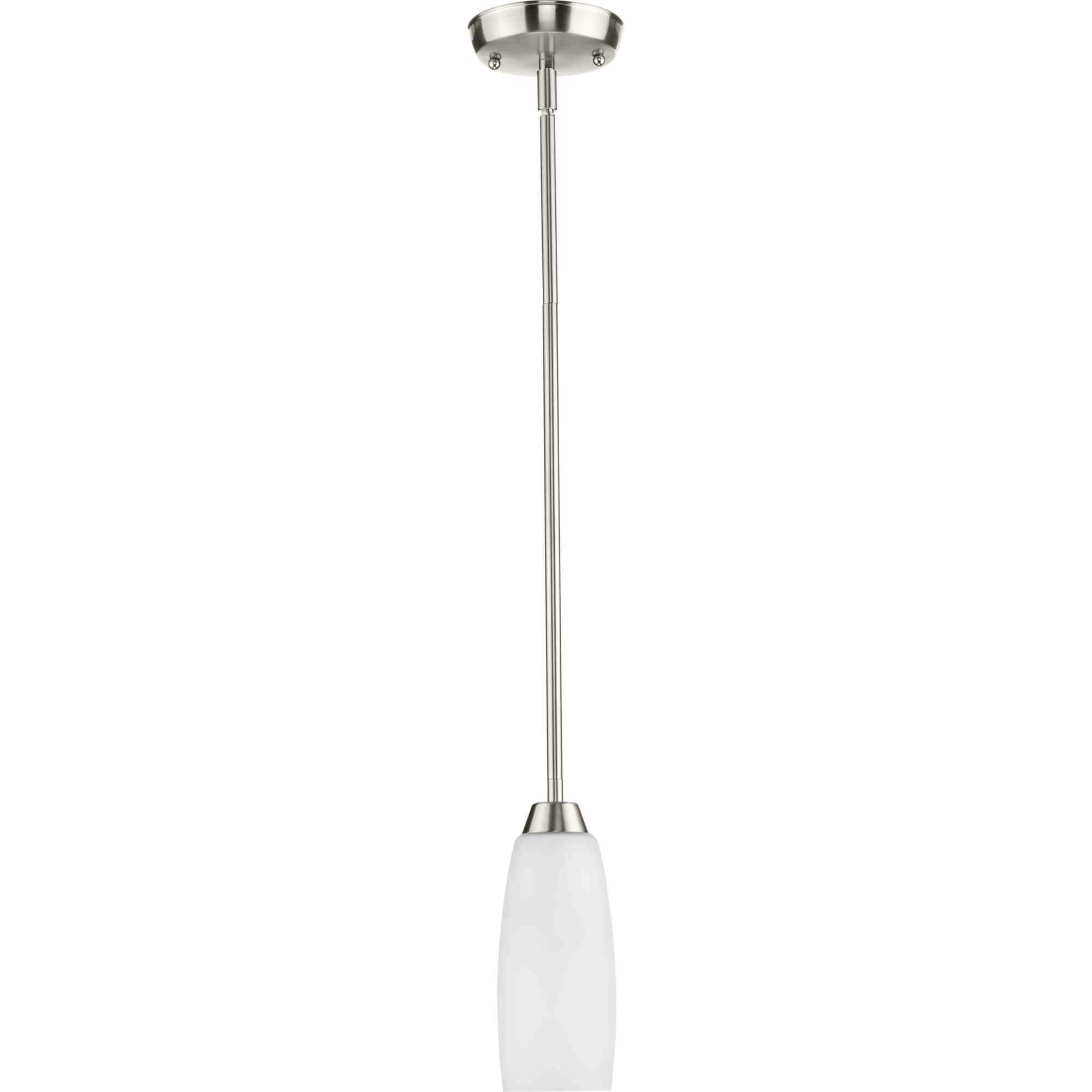 Anna 1 Light 3.88 inch Brushed Nickel Mini-Pendant Ceiling Light