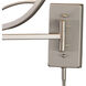 Trento 1 Light 12 inch Satin Nickel Sconce Wall Light