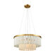 Eastland 1 Light 20 inch Gold Leaf Chandelier Ceiling Light