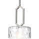 Roscommon 1 Light 8 inch Polished Nickel Mini-Pendant Ceiling Light