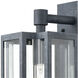 Greenock Ln 1 Light 13 inch Aged Zinc Outdoor Wall Sconce