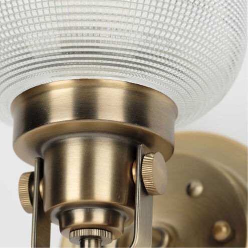 Artrude St 3 Light 26.25 inch Vintage Brass Bath Vanity Wall Light