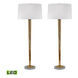 Amidon Pl 37 inch 9.50 watt Gold Mercury Buffet Lamp Portable Light, Set of 2