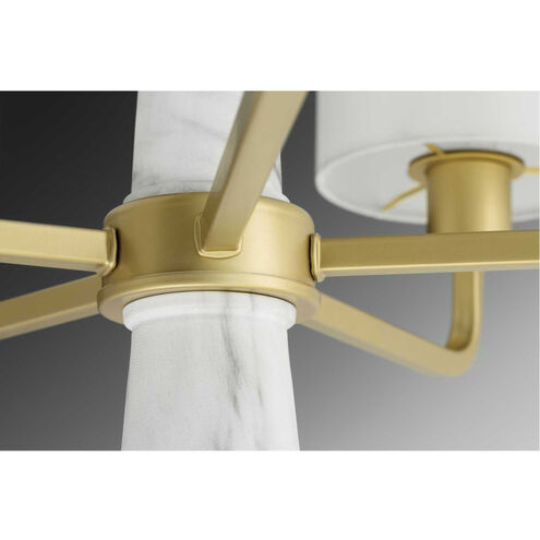 Santa Barbara 4 Light 15 inch Vintage Gold Foyer Pendant Ceiling Light, Design Series