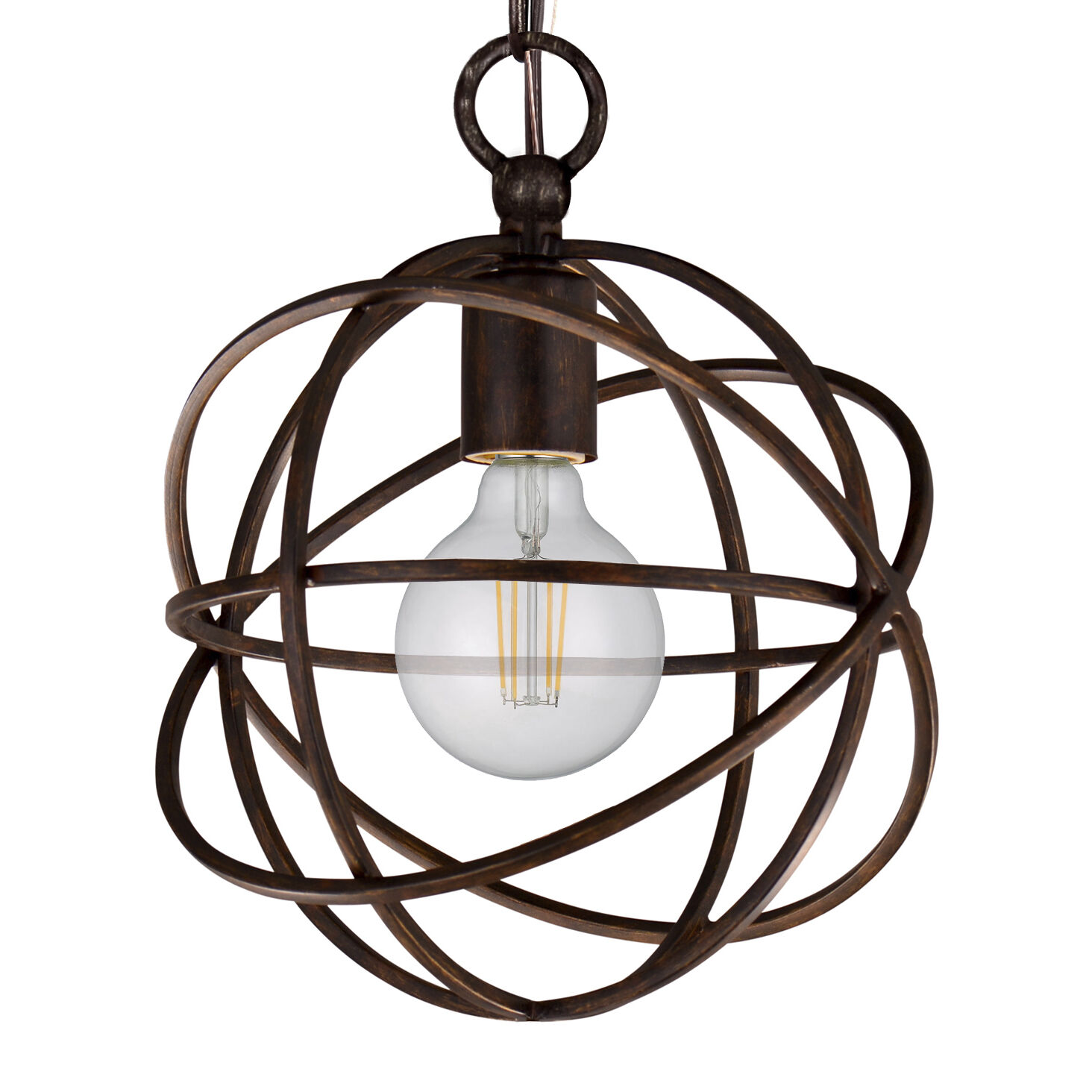 Somma Way 1 Light 9 inch Bronze Mini Pendant Ceiling Light