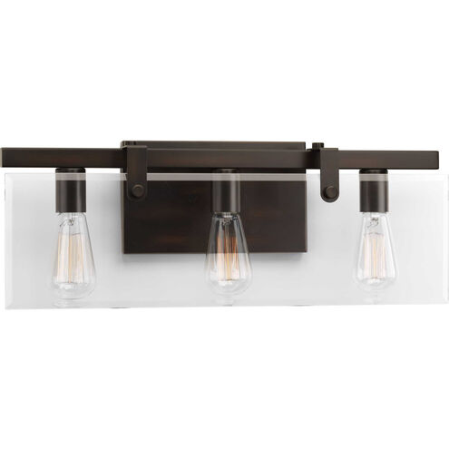 Guthrie 3 Light 23 inch Antique Bronze Bath Vanity Wall Light, Design Series