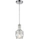 Goodnight 1 Light 5 inch Chrome with Clear Mini Pendant Ceiling Light
