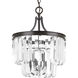 Palermo 3 Light 13 inch Antique Bronze Semi-Flush Mount Convertible Ceiling Light, Design Series