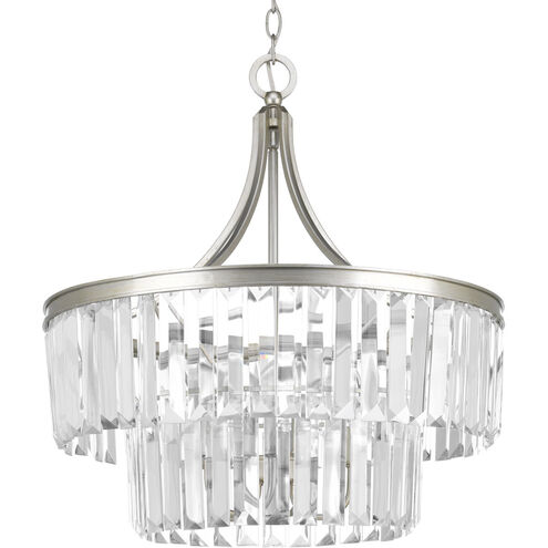 Palermo 5 Light 22 inch Silver Ridge Pendant Ceiling Light, Design Series
