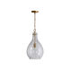 Tatum 1 Light 12 inch Patinaed Brass Pendant Ceiling Light