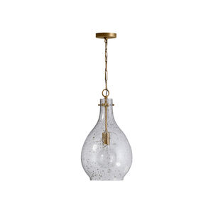 Tatum 1 Light 12 inch Patinaed Brass Pendant Ceiling Light