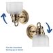 Artrude St 1 Light 5.75 inch Vintage Brass Bath Vanity Wall Light