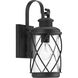 Garthwaite Ave 1 Light 15 inch Textured Black Outdoor Wall Lantern, Small