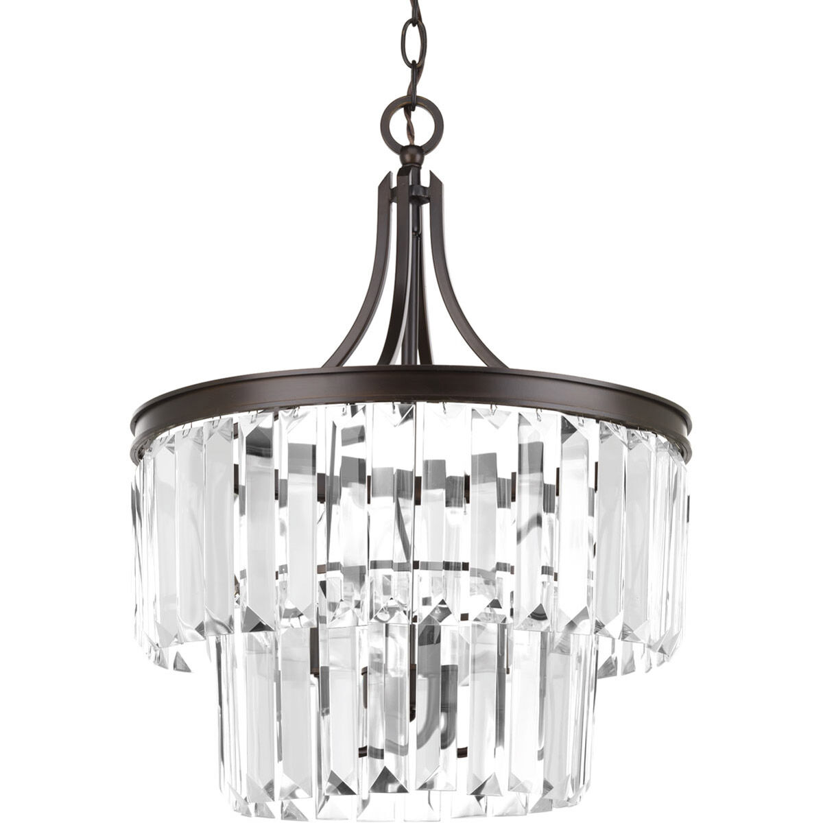 Palermo 3 Light 16 inch Antique Bronze Semi-Flush Convertible Pendant Ceiling Light, Design Series