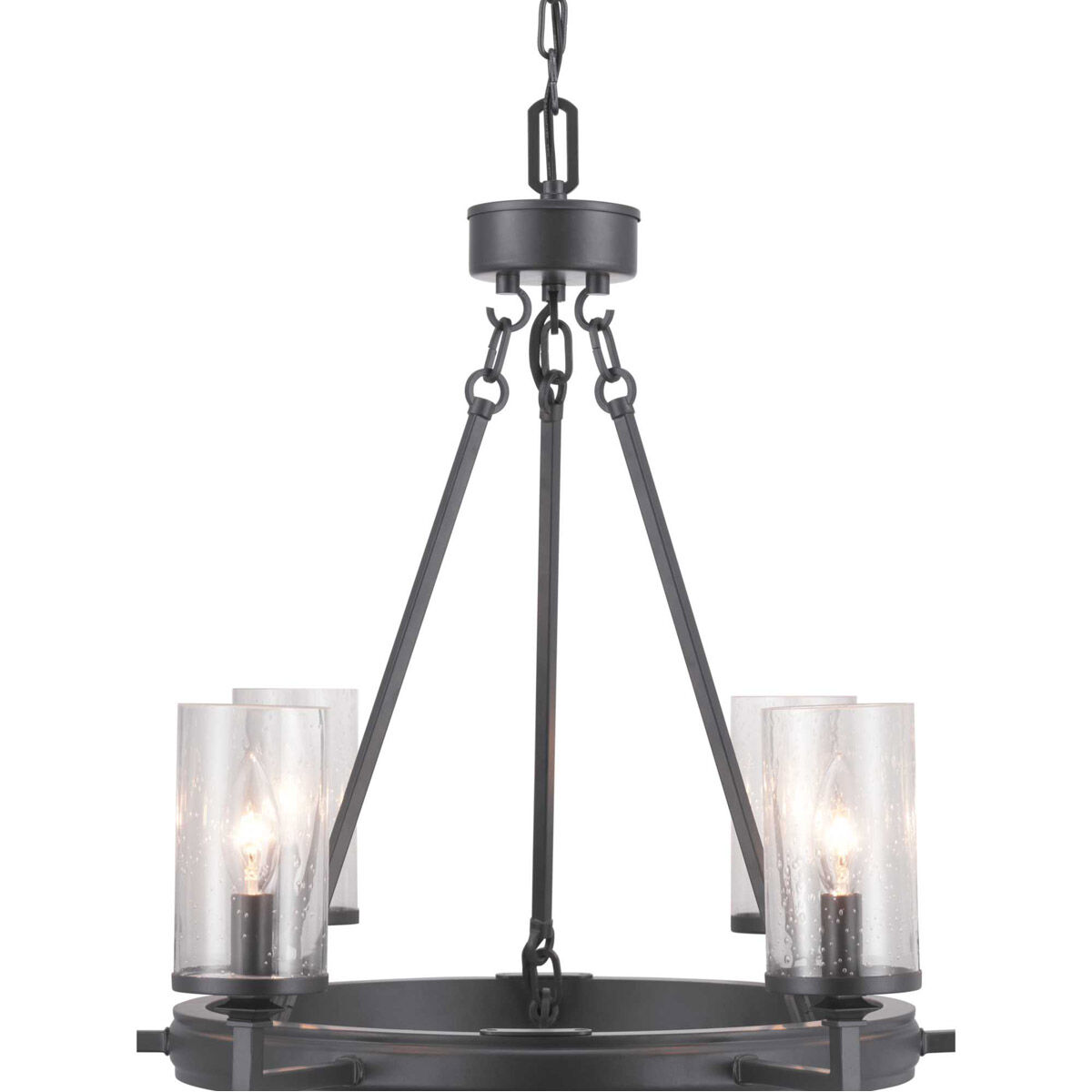 Tralee 6 Light 28 inch Graphite Chandelier Ceiling Light, Design Series