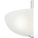 Alana Dr 3 Light 15 inch Brushed Nickel Semi-Flush Mount Convertible Ceiling Light