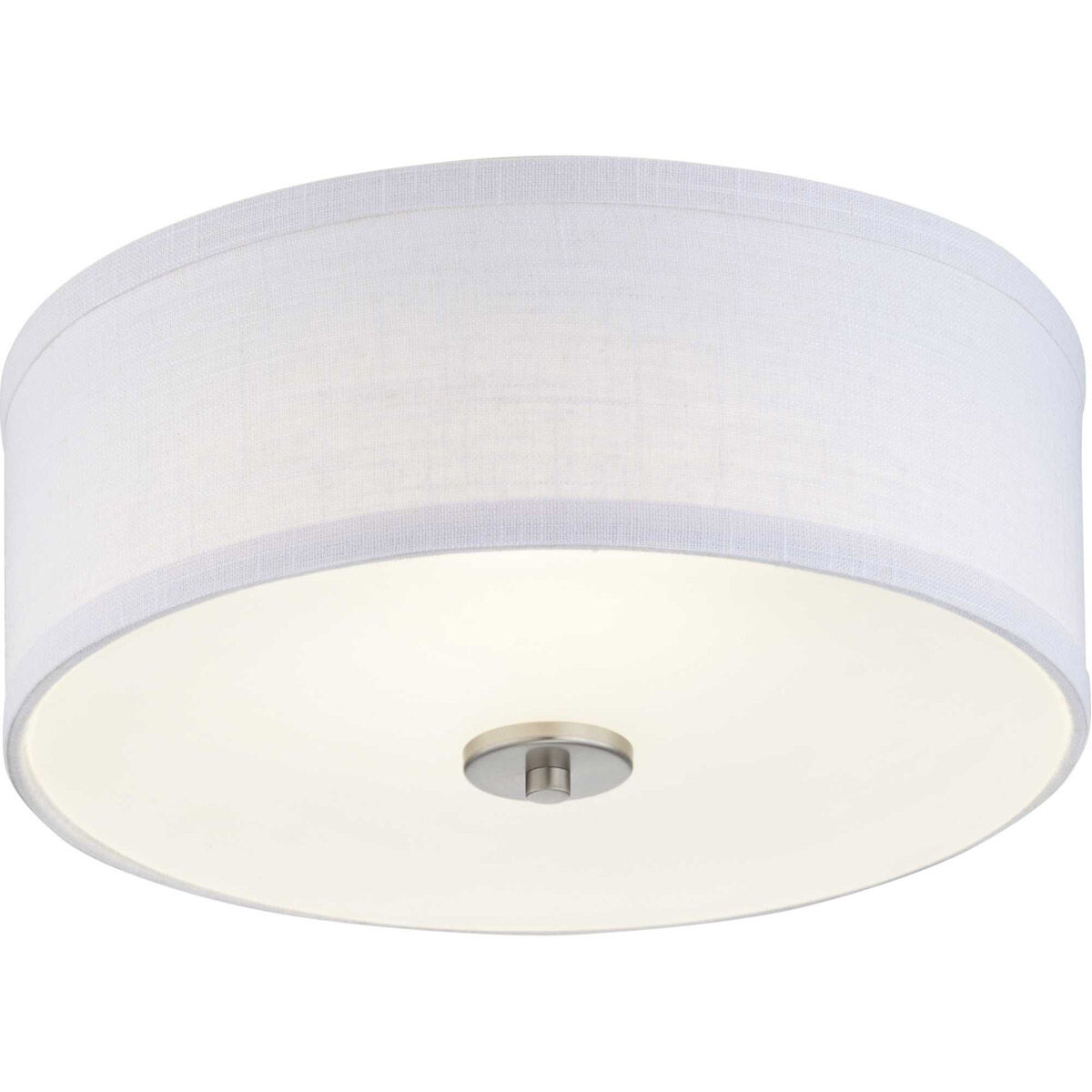 Gilchrist LED 13 inch Brushed Nickel Flush Mount Ceiling Light, Progress LED