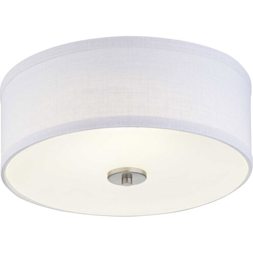 Gilchrist LED 13 inch Brushed Nickel Flush Mount Ceiling Light, Progress LED
