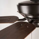 Eldridge 68 inch Antique Bronze with Walnut Blades Ceiling Fan