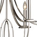 Goforth 6 Light 25 inch Polished Nickel Chandelier Ceiling Light