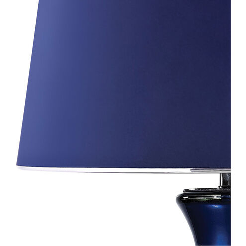 Brentwood 34 inch 150 watt Navy with Black Nickel Table Lamp Portable Light
