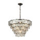 Everett 9 Light 25 inch Bronze Chandelier Ceiling Light