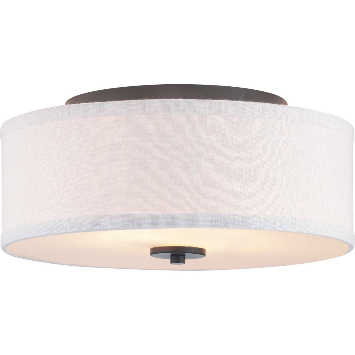 Briscoe 2 Light 13 inch Graphite Flush Mount Ceiling Light