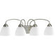 Armstrong 4 Light 29.88 inch Brushed Nickel Bath Vanity Wall Light