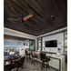 Vogue 68 inch Antique Bronze with Walnut Blades Ceiling Fan